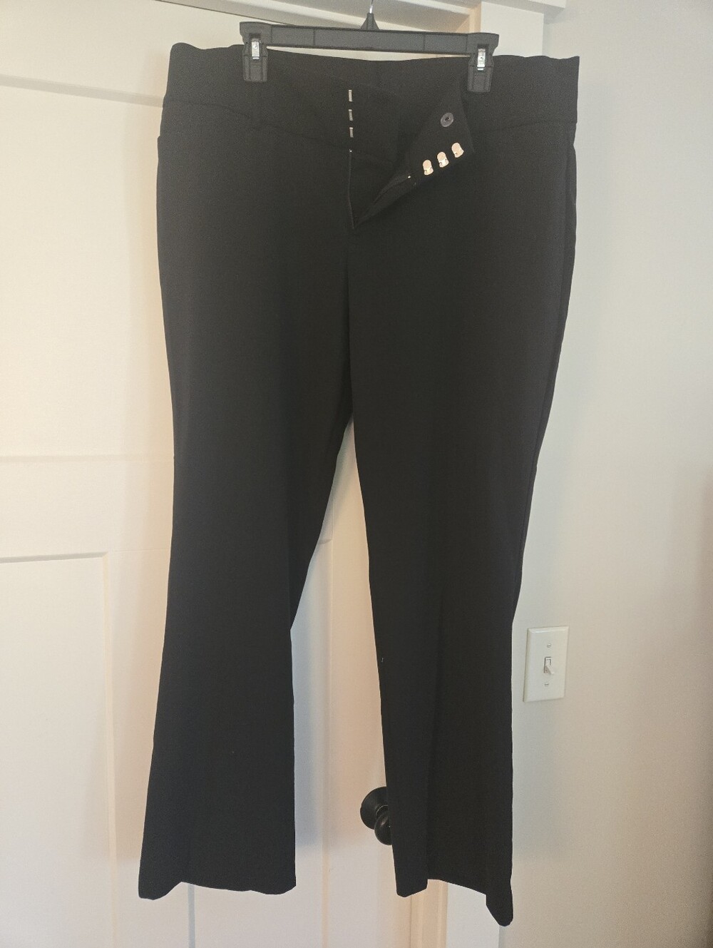 Apt. 9 Black Boot Cut Dress Pants Size 18